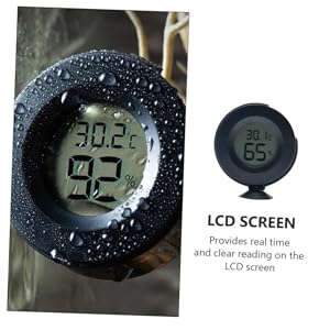 爬虫類用 温度計 デジタル温湿度計BIG：爬虫類用品 ～神畑養魚株式会社～