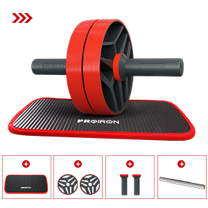 Knieauflage Bauchroller mit Komfortgriffen Bauchmuskeltrainer