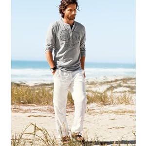 Daupanzees Mens Linen Cotton Joggers Loose Lightweight Slacks Beach Fashion Casual Yoga Pants