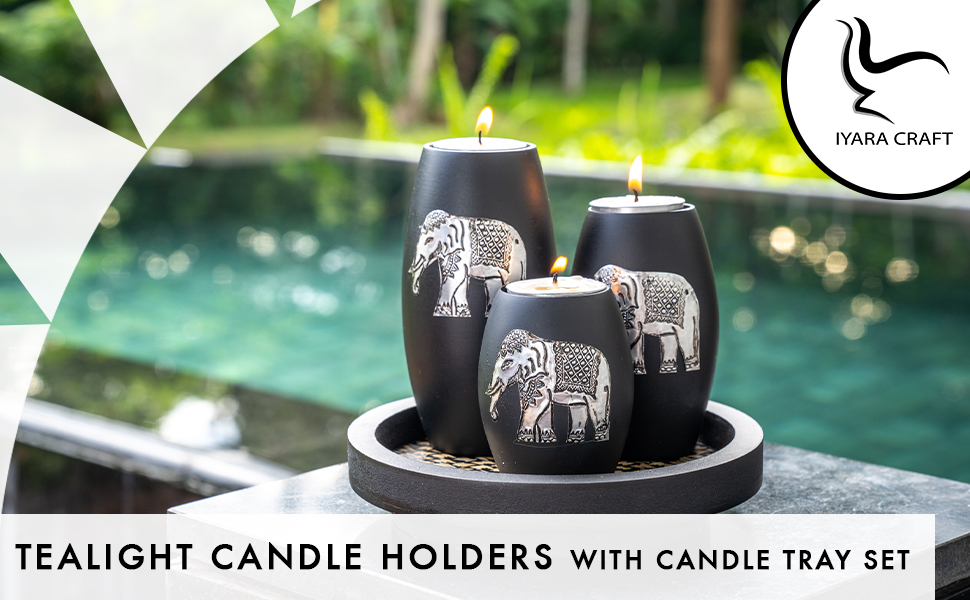 Tealight candle holders