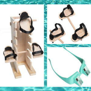 TOWER, PEDALS & AQUA PRISMS