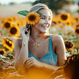 sunflower bracelets