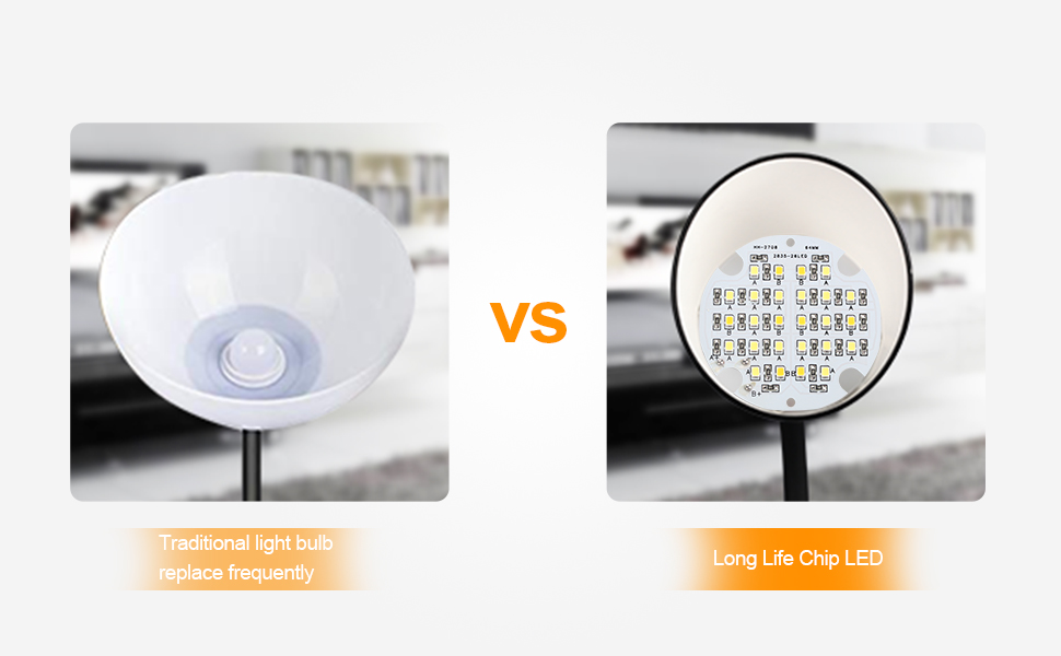 Led Floor Lamp for Eyelash Extensions Craft Task Lamps Floor Standing