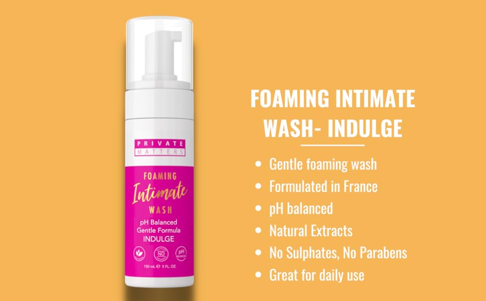 foaming intimate wash indulge introduction