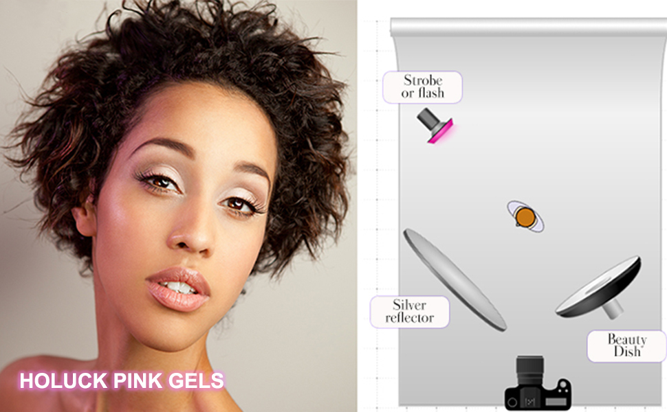 Light Gels Flash Gels Lighting Gels Sheets Kit with 9 Colours Orange