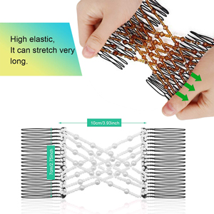 bead hair comb