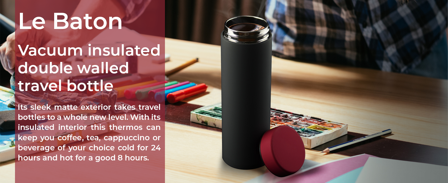 asobu le baton travel mug coffee insulated ceramic cup ultimate compact
