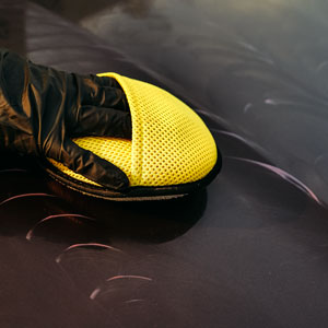 Maxshine Microfiber Waxing Applicator Pad with Finger Hold