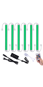 6 Pack 24V 18W RGBWW LED Under Counter Lighting Kit