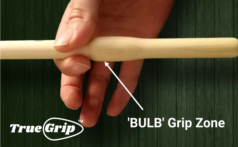 London Drumstick Company TrueGrip Series 5AX drumsticks, gripassist