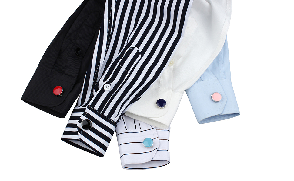 Elegant Button Covers Cufflinks for Men Imitation