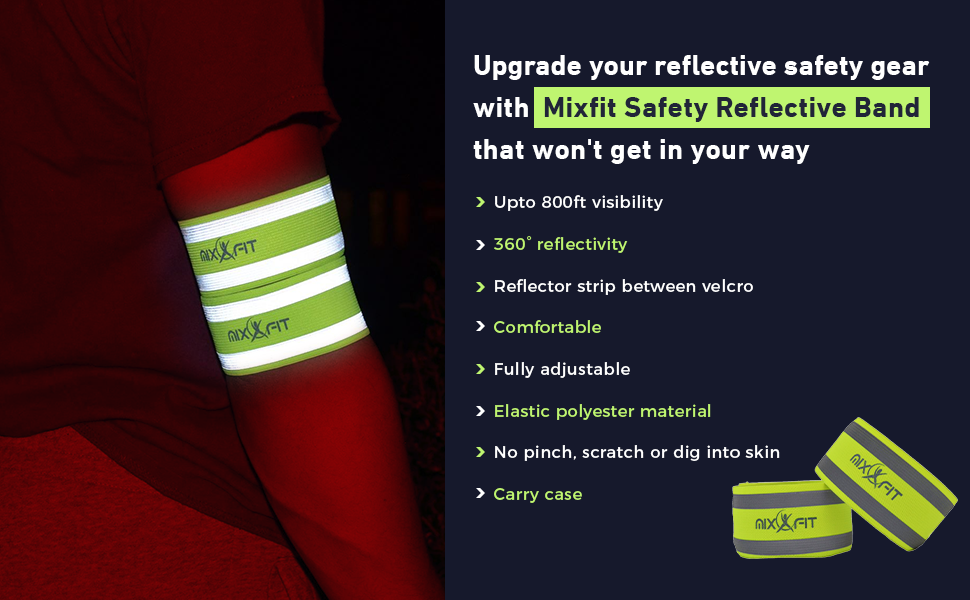 reflective band reflective bands night walking running lifting straps padded lifting strap
