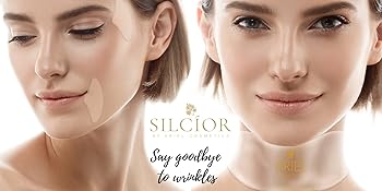 Silcior silicon neck scar wrinkle fine lines treatment 