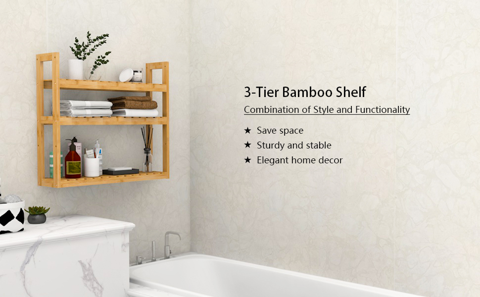 Bamboo shelf