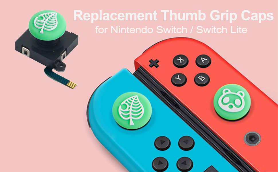 BRHE Thumb Grip Caps for Nintendo Switch/Lite Joystick