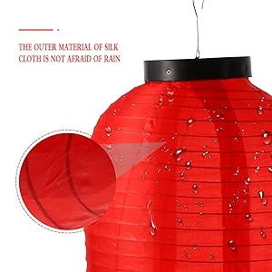 PRETYZOOM 2pcs Traditional Japanese Lanterns, Waterproof