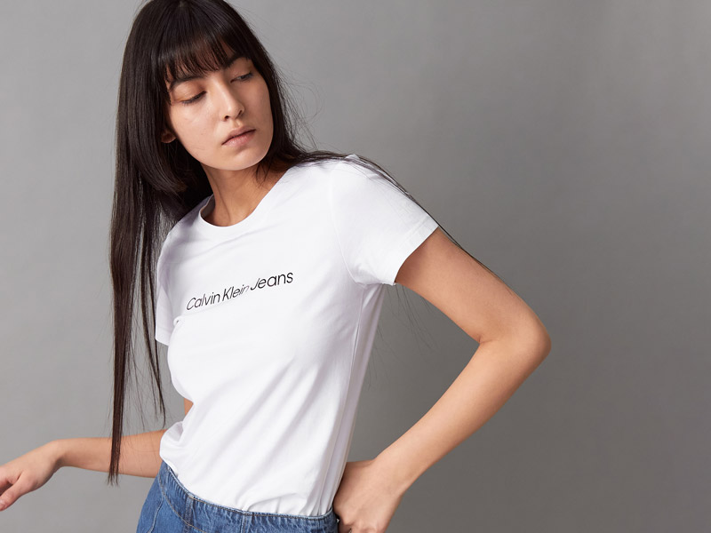 カルバンクライン　  Tシャツ　XSサイズ アウトレット Calvin Klein カルバンクライン ロゴ ロング
