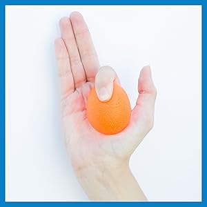 orange brightly color exercise ball soft flexible