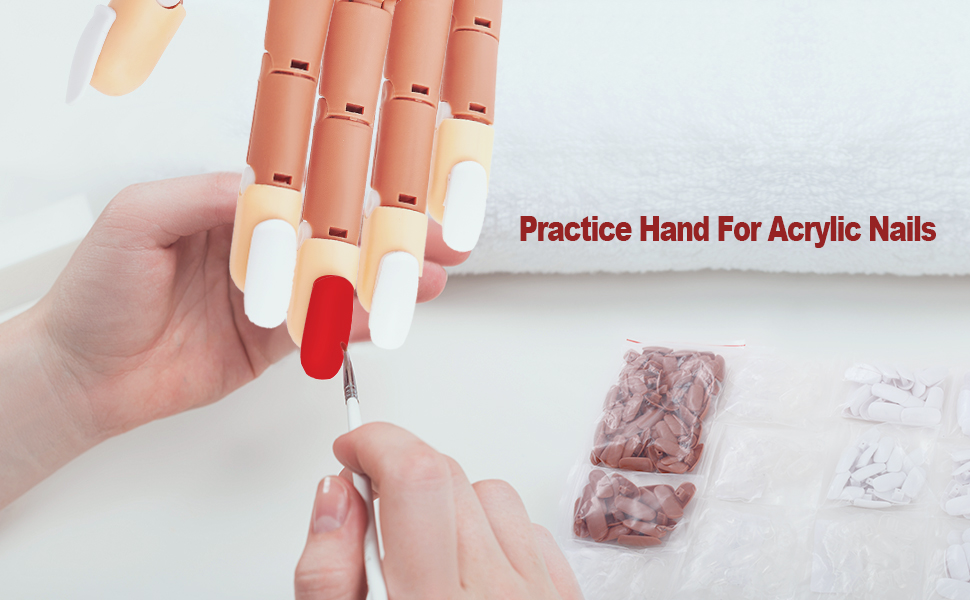 Stickers Decals Flexible Practice Hand For Acrylic Nails Nail Practice Hands  Nail Art Training Equipment Manicure False Hand With Nail Tips 230726 From  Zhong06, $21.19 | DHgate.Com