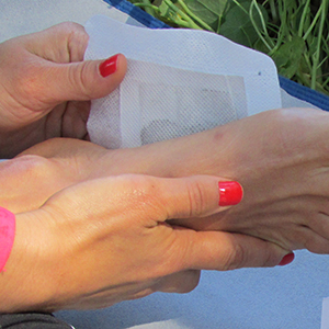 Foot Patch Placement