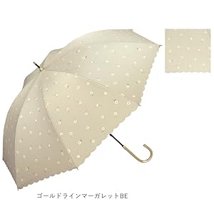 FEILER ホワイトマーガレット柄　長日傘 vitafelice_ncu-30082z