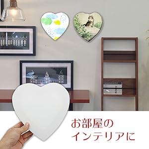 ハートのイラスト キャンバスアート 約20cm imgrc0080649703.jpg