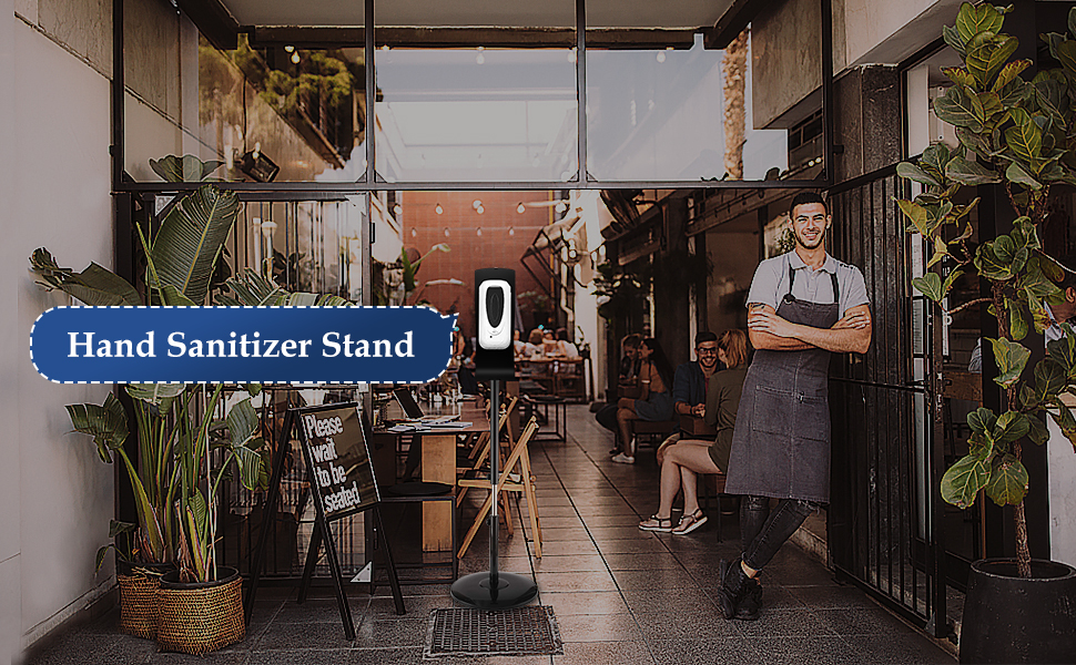 Baymyer Hand Sanitizer Stand Height Adjustable Standing