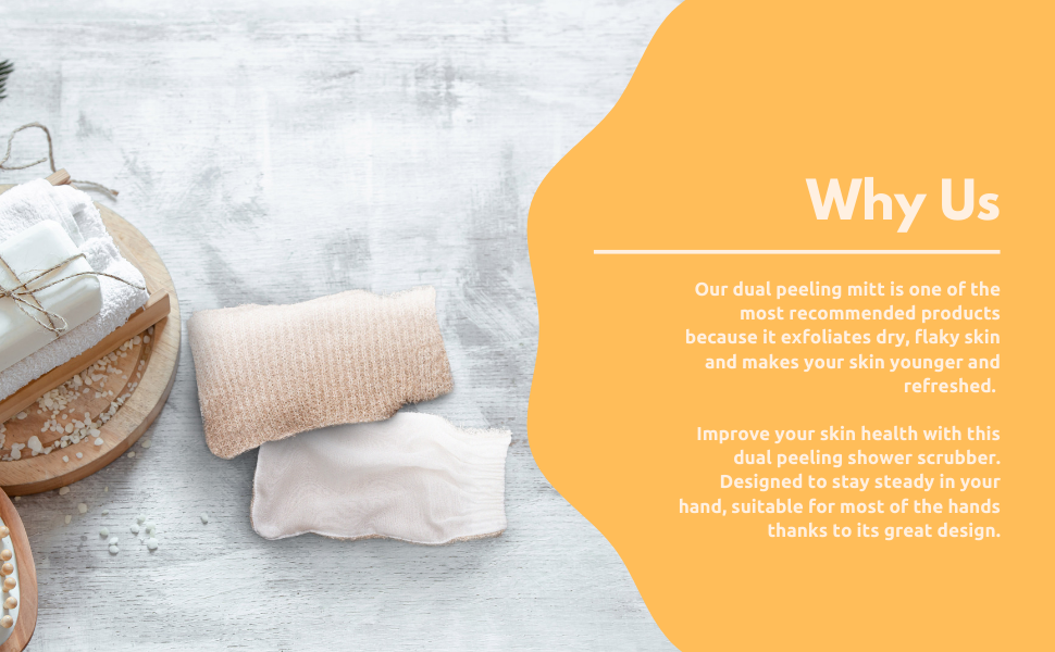 dual peeling mitt