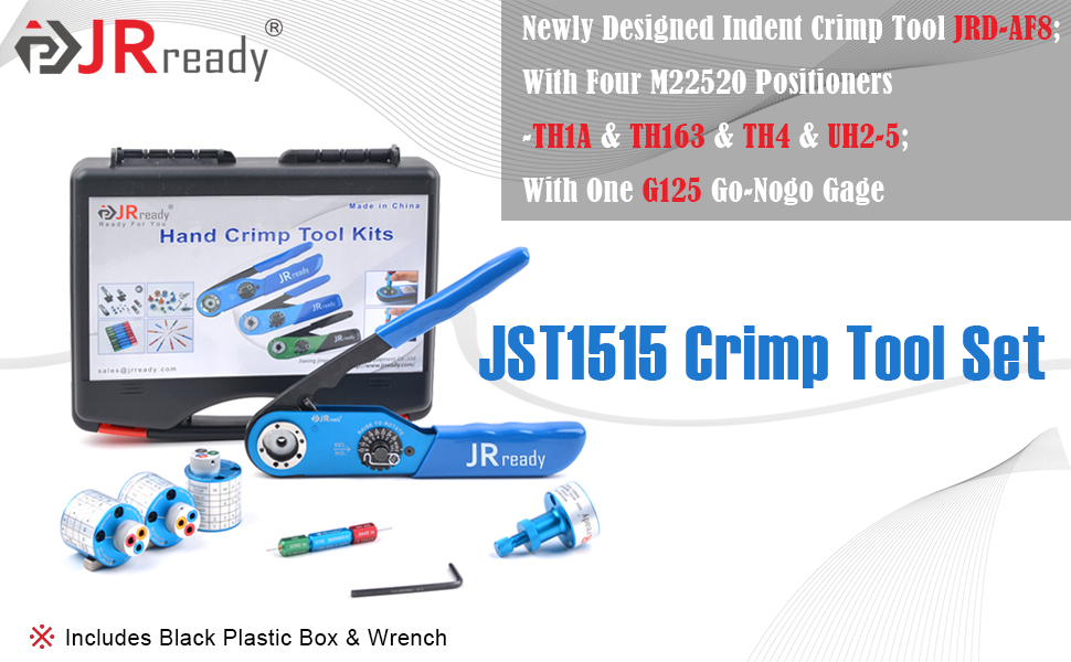 JRready JST1515 M22520/1 Series Crimping Tool kit, JRDAF8/M22520/101