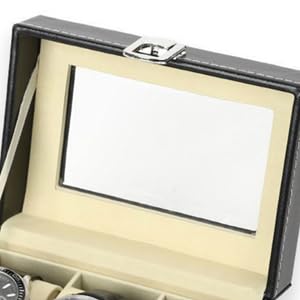 watch box boxes case cases pu leather single slot wristwatches smart watch women men travel display