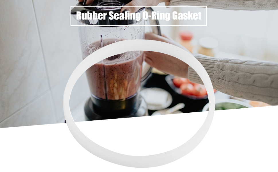 4PCS 10cm 3.94inch White Rubber Sealing O Gasket