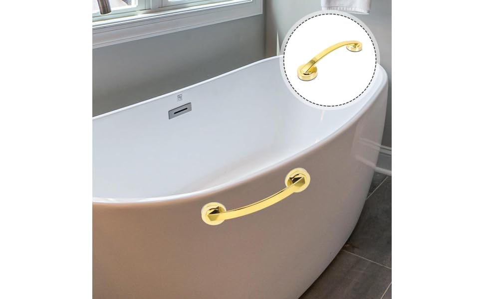Healvian Suction Shower Handles for Elderly,Grab Bars for