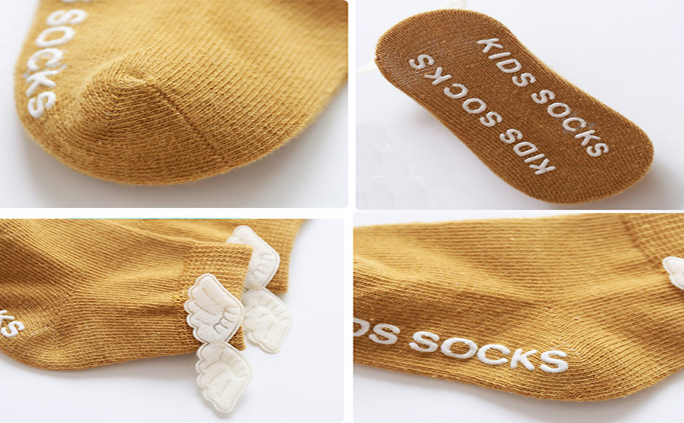 Happy Cherry Socks NonSlip Kids Boys Girls Cotton Soft Breathable