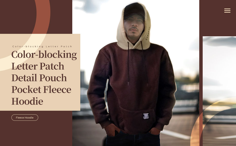 letter nasa patched long sleeve loose fitted sports hoodie