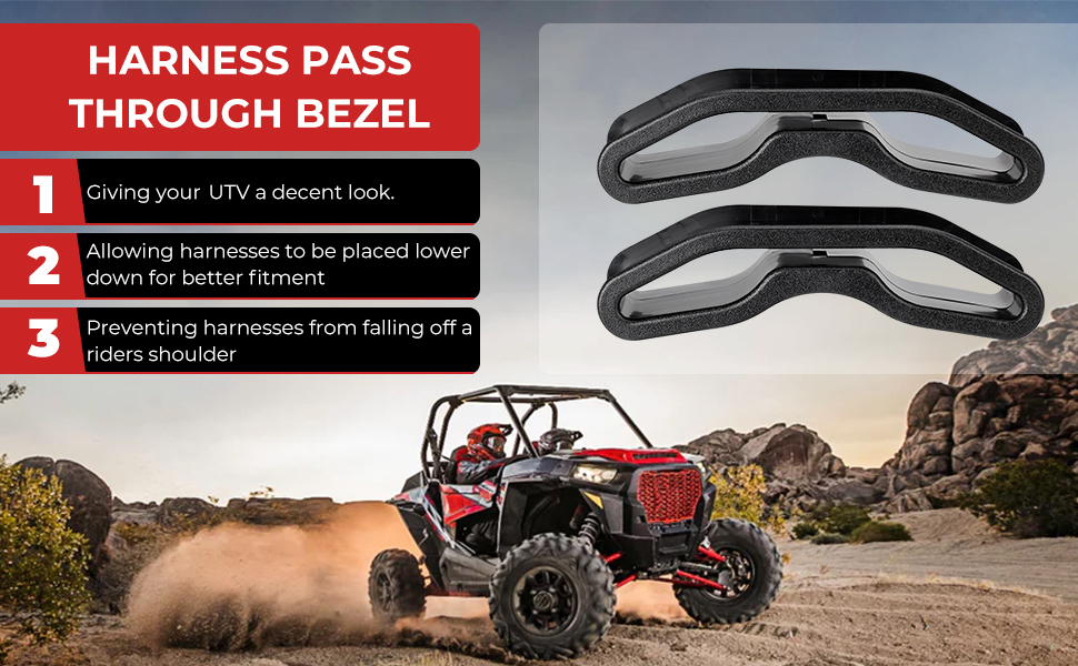 RZR SEAT BELT PASS THROUGH