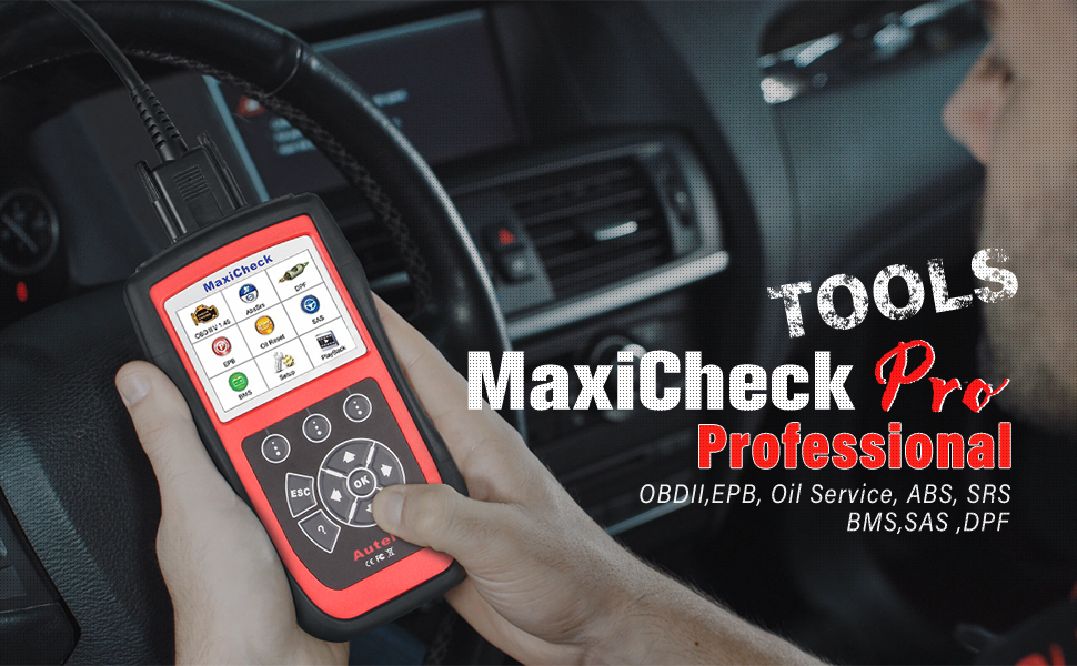 Autel Scanner MaxiCheck Pro for ABS Brake Auto Bleeding OBD2 Scan