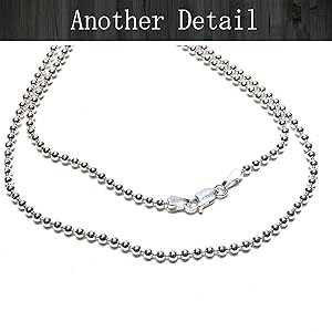 Amazon | ALZUNI アルズニ シルバー ネックレスチェーン ボール