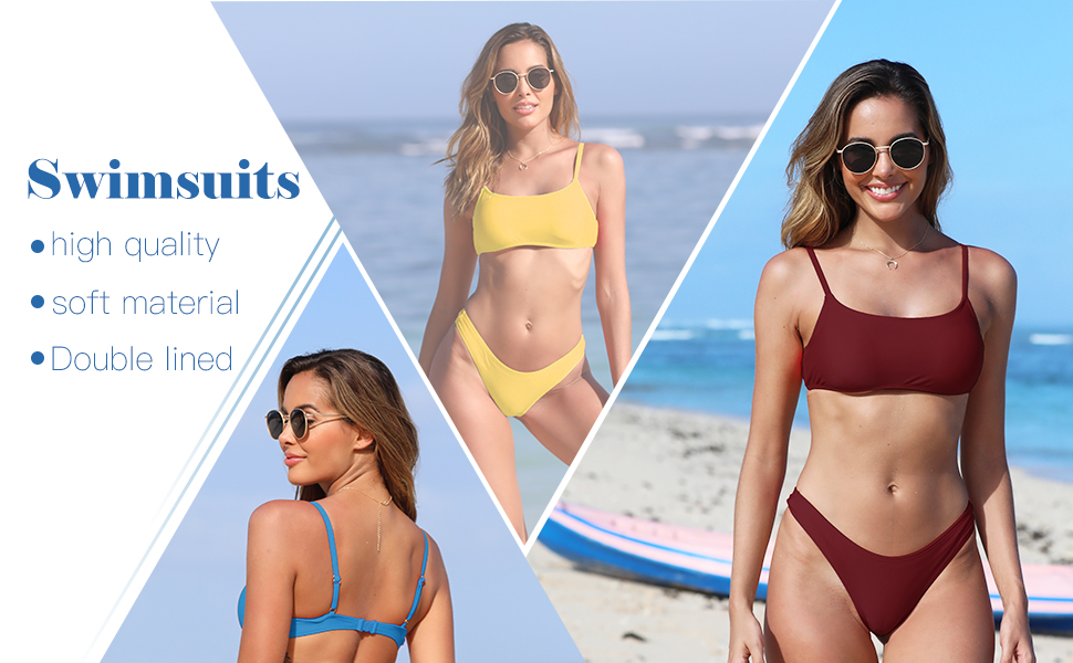 Padded Push up Brazilian Thong Bikini Sets 2020 Swimsuits for Women