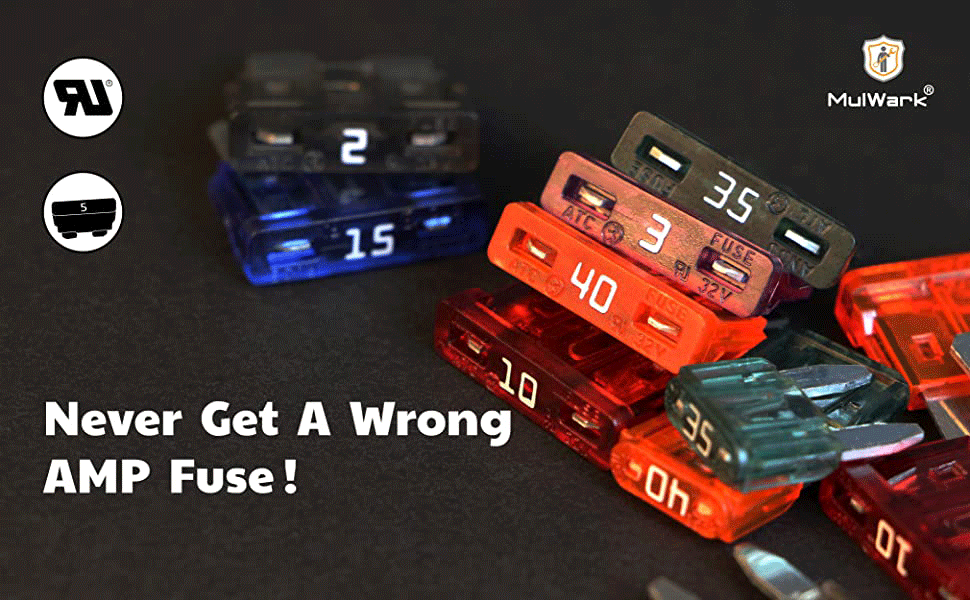 MulWark 220pcs car fuse