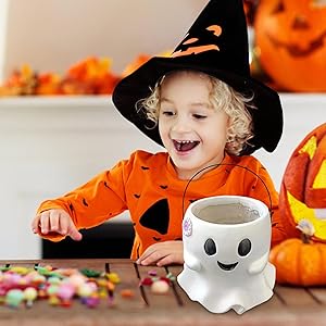 Amazon.co.jp: キャンディーバケツ - ハロウィンゴースト花瓶