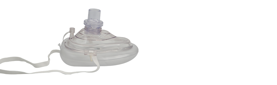 Pocket CPR Medical Rescue Resuscitator Mask with Hard Plastic Case