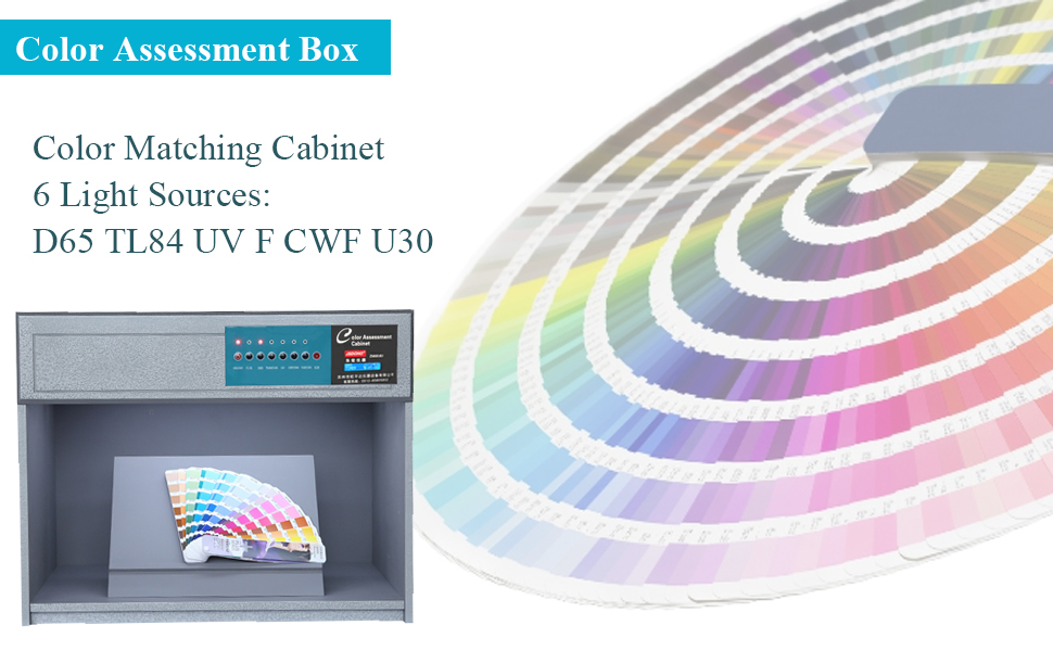 Amazon.com: CGOLDENWALL Color Assessment Box Color Matching