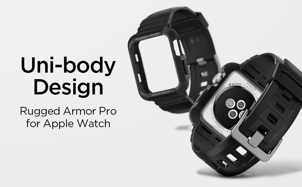 Spigen Rugged Armor Pro Funda Compatible con Apple Watch 42mm ...