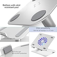 aluminium laptop stand