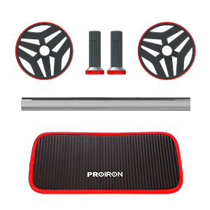 Knieauflage Bauchroller mit Komfortgriffen Bauchmuskeltrainer