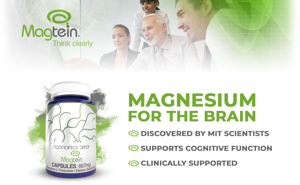 Nootropics Depot Magtein Magnesium LThreonate Capsules