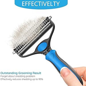 Fttouuy dog brush cat brush pet grooming