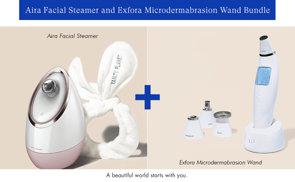 Vanity Ionic Facial Steamer and Microdermabrasion