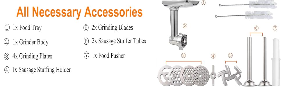 Meat Grinder Attachments