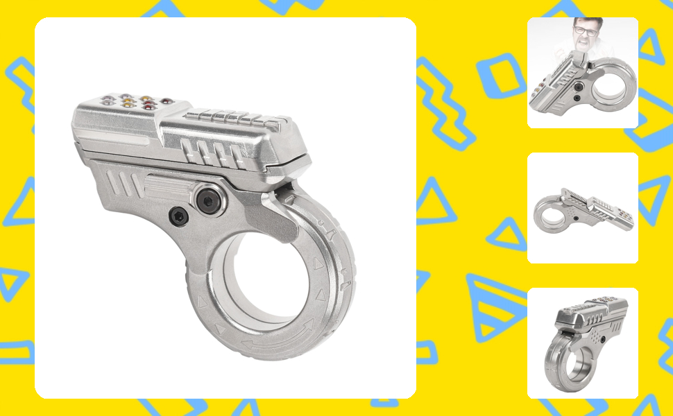 Amazon | ラチェットフィンガーフィジェット、フィジェットガン